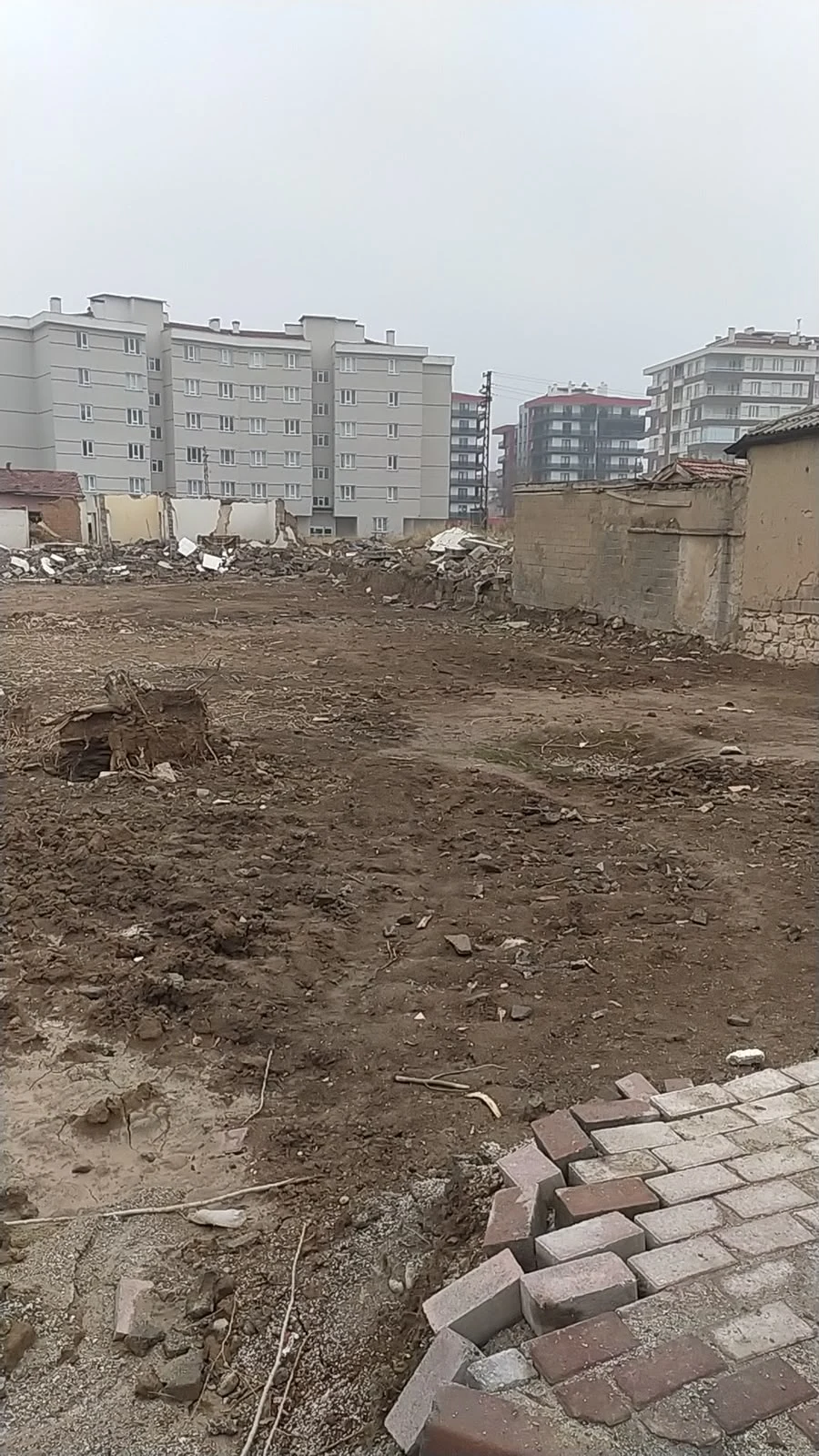 Doğu Park Evleri · Arsa hazırlığı · Gerçek fotoğraf