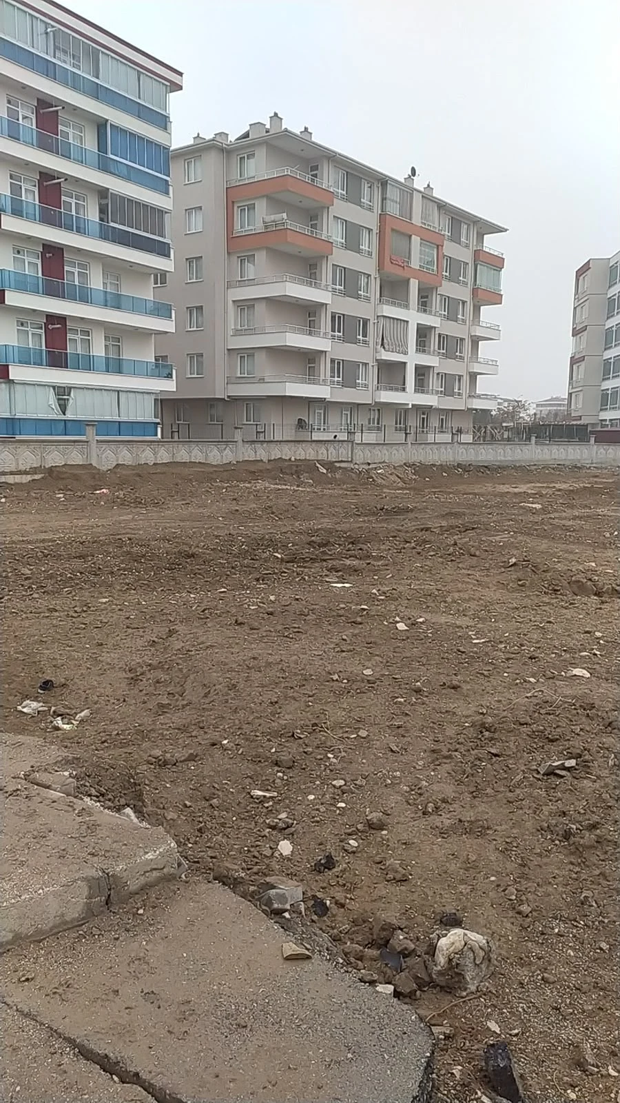 Doğu Park Evleri · Arsa hazırlığı · Gerçek fotoğraf